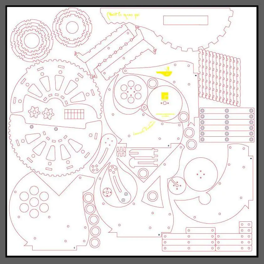 Progetto taglio laser di precisione